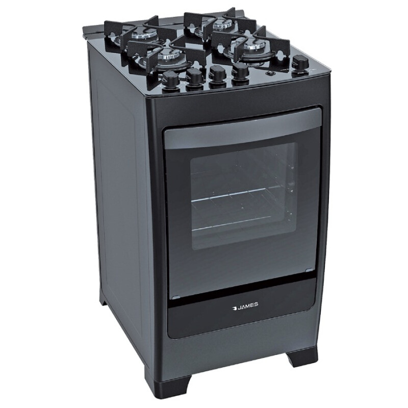 COCINA A GAS JAMES MODELO C 700 V - COLOR NEGRO COCINA A GAS JAMES MODELO C 700 V - COLOR NEGRO
