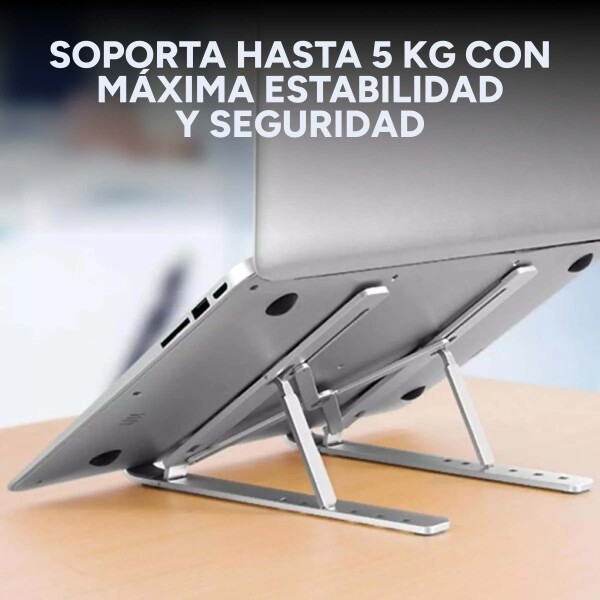Soporte Plegable Notebook Laptop Ergonomico Calidad Pro Color Variante Blanco