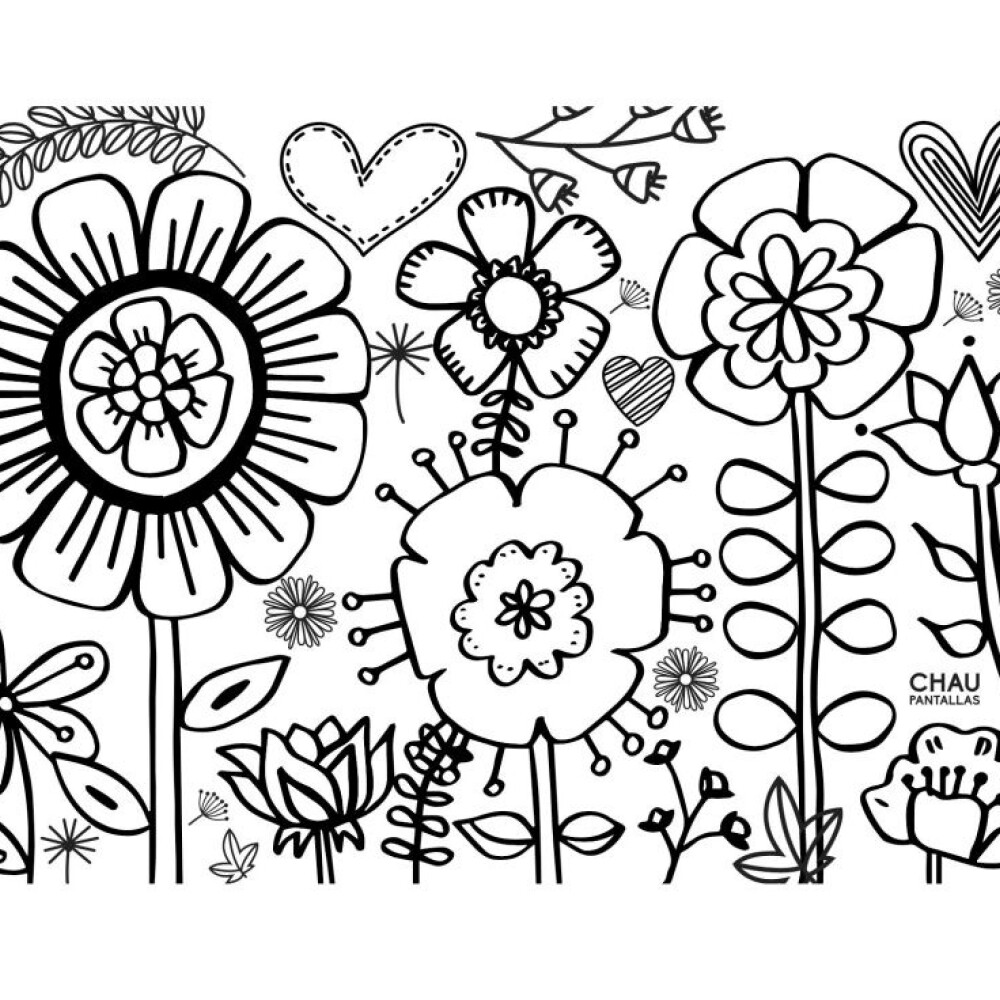 Block Para Colorear Mágico Chau Pantallas BLOCK PARA COLOREAR CHAU PANTALLAS MAGICO