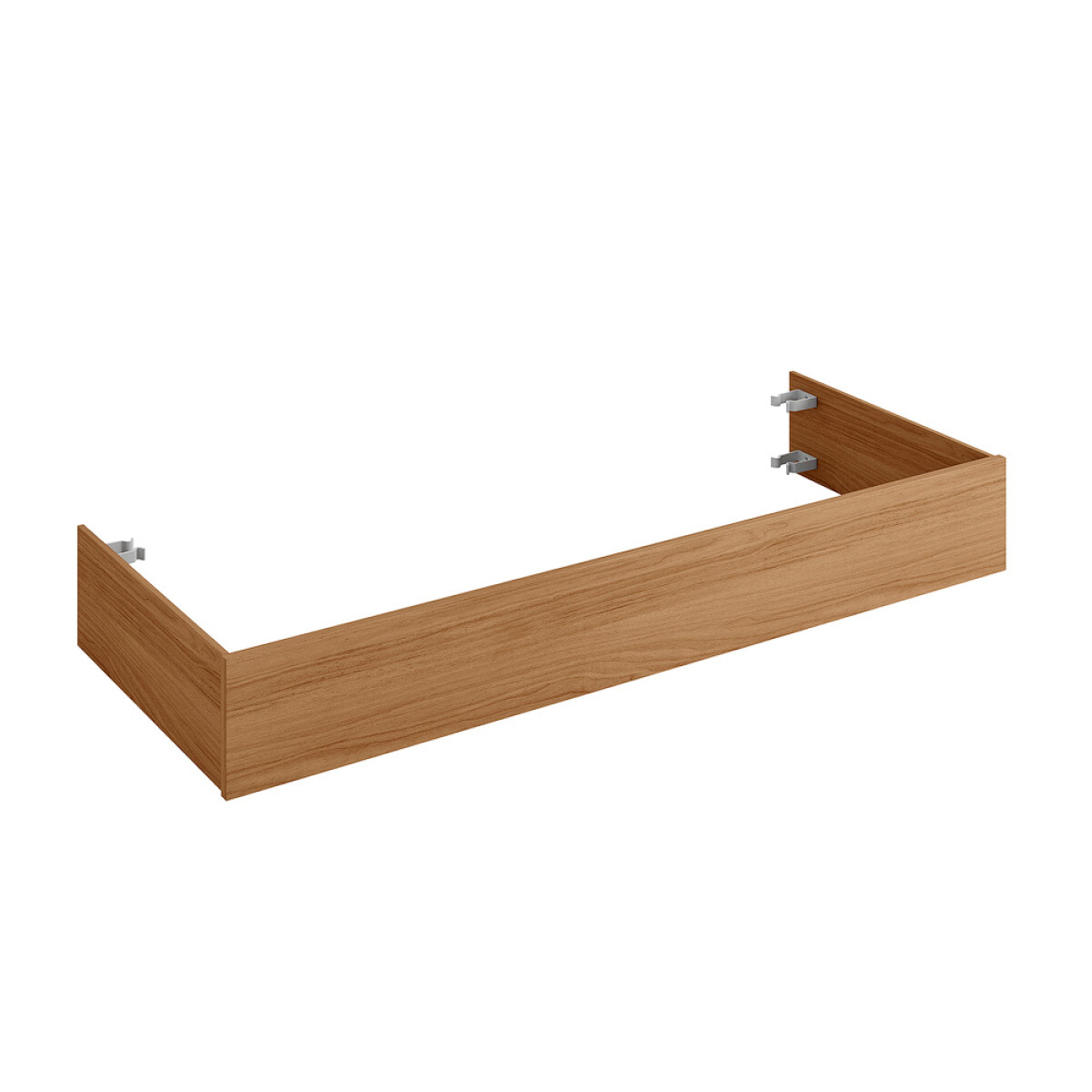 Zócalo Para Modulo Bajo Modelo Allure 120 Cm Color Jequitiba Fosco 