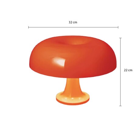 LUMINARIA DE MESA NAVONE Lámpara de Mesa Navone Naranja