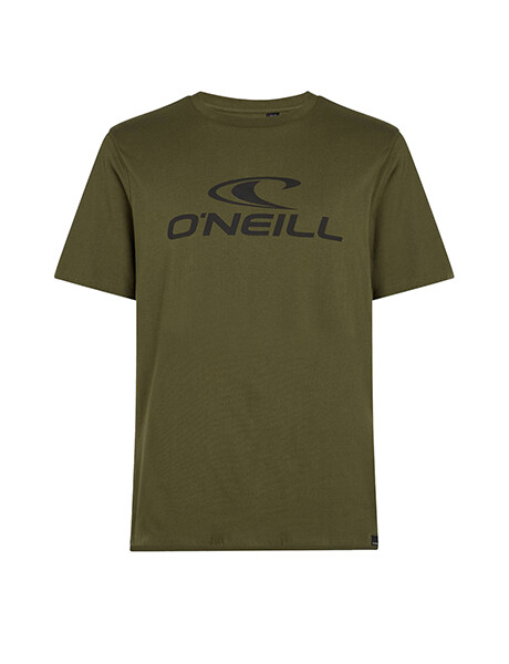 Remera O'Neill Logo Verde Militar