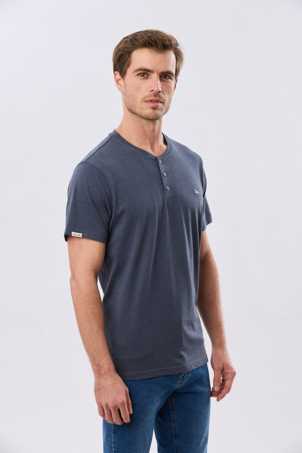 REMERA LISA DE ALGODÓN Denim