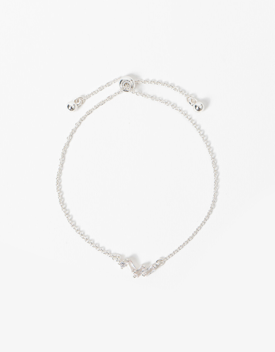 Pulsera Flexible Con Cubic Zirconia 