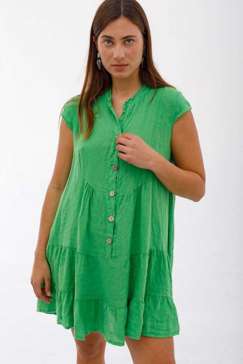Vestido New Milena Verde Esmeralda