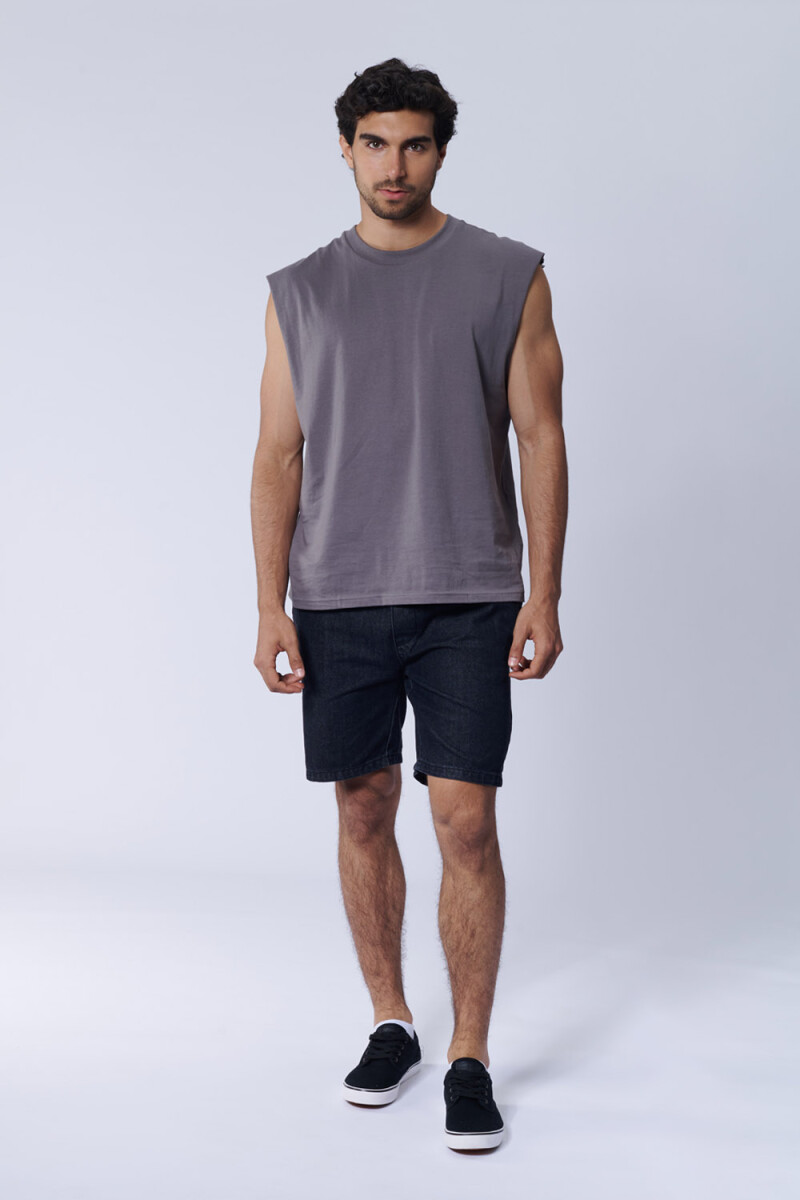 Bermuda jean Gris Oscuro