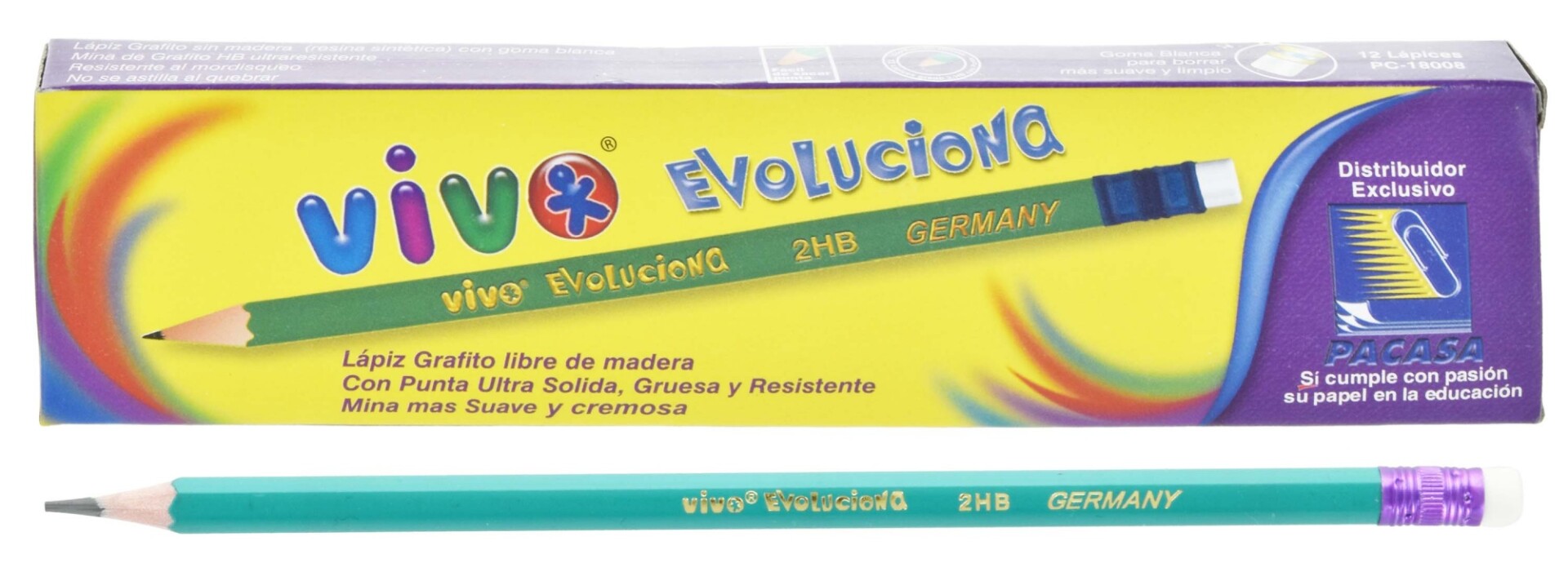 LAPIZ ECOLOGICO EN CAJA X 12 (00868) 