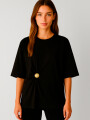 Blusa Miwet Gris Oscuro
