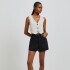 SHORTS FEM PRETO ESCURO