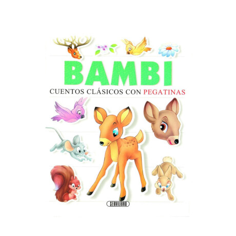 Libro Coleccion Clasicos + Stickers Bambi