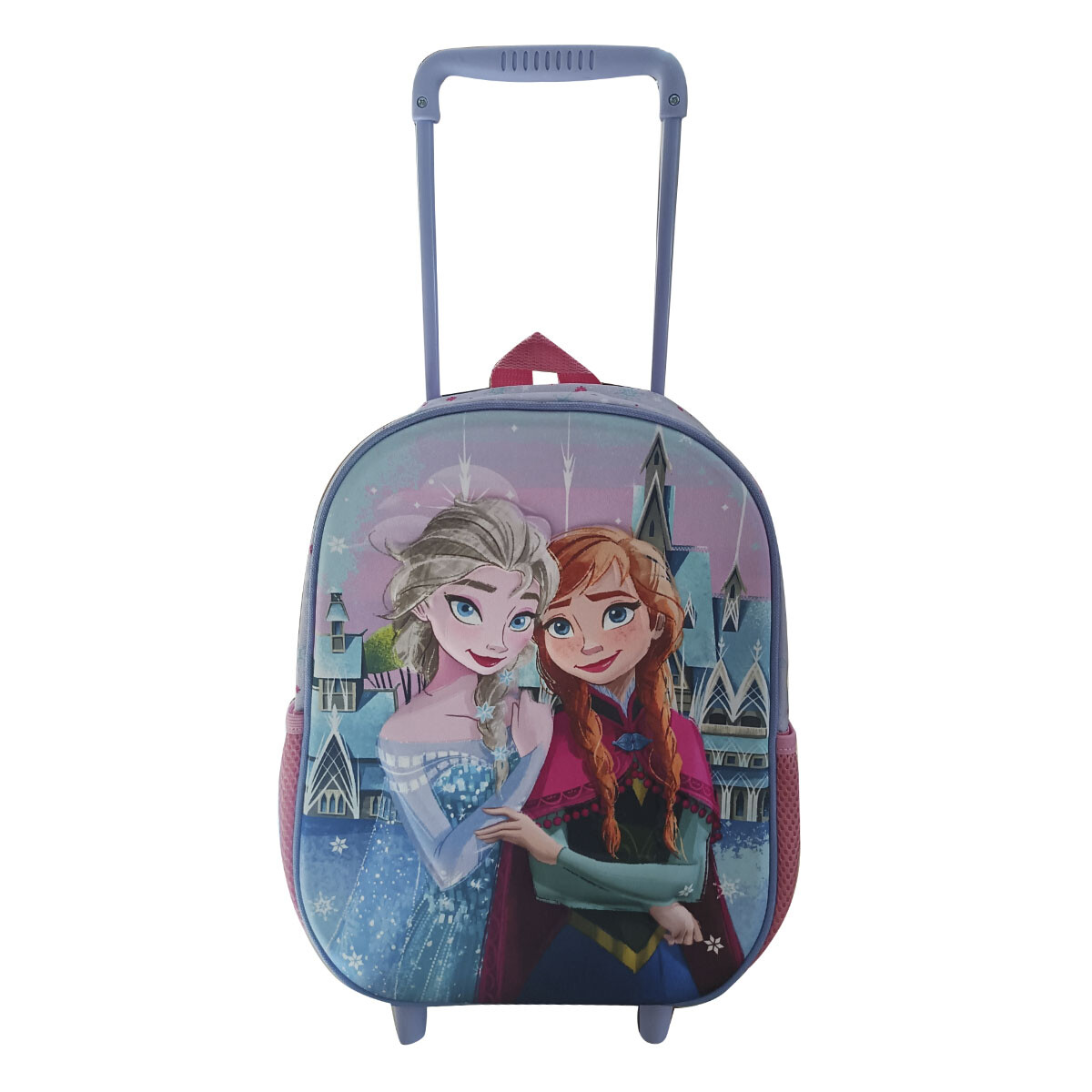 Mochila Infantil Frozen 3d Con Carro 30 Cm - FROZEN 