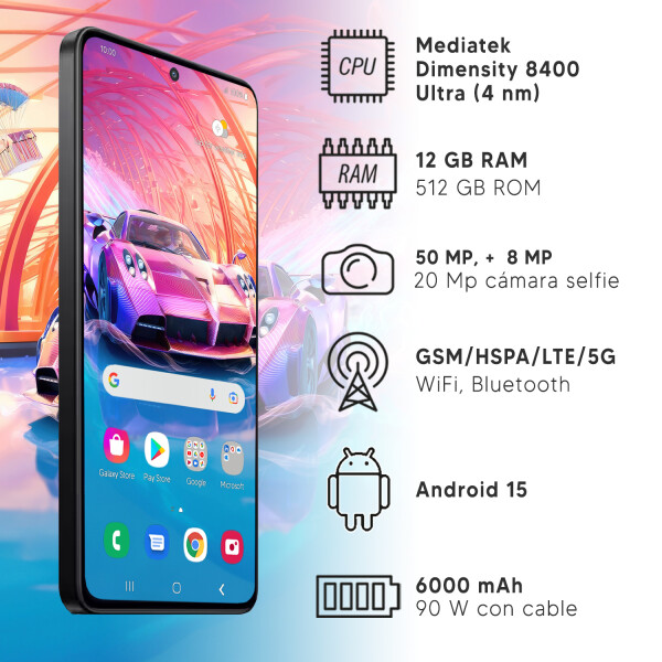 Xiaomi Poco X7 Pro 12/512 Gb 5g + regalo NEGRO