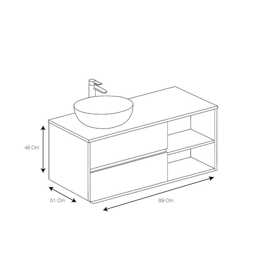 Mueble Cedears 90 Mueble Cedears 90