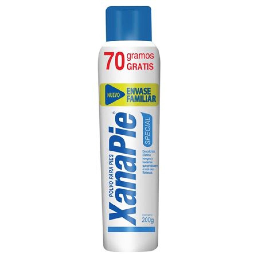 Talco para Pies Talquera 200 g – Xanapié Azul Talco para Pies Talquera 200 g – Xanapié Azul