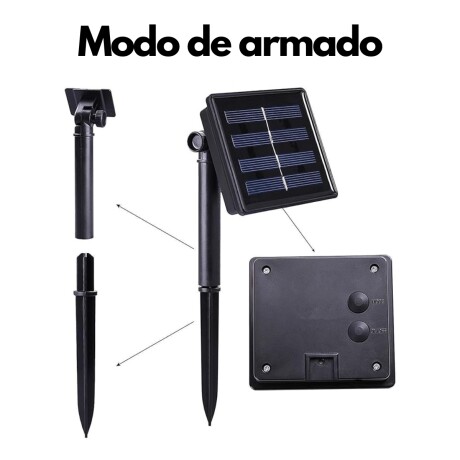 Guía Guirnalda de Luces para Exterior Solar 100 Luces 12M 001