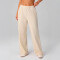 Pantalón Year Round Terry Wide Leg Sweatpant Mujer Almond Milk