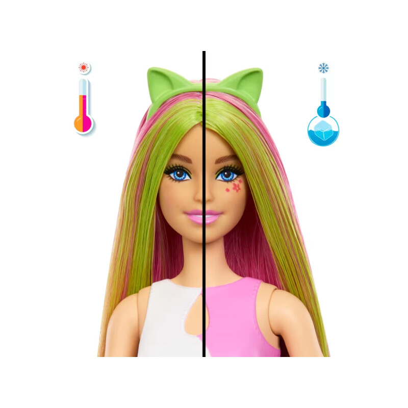 Barbie Pop Reveal Conejito Brillante De La Colección Batidos Rosa