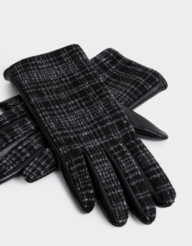 Guantes Varios Guantes Largos Camel - Estampado Escoces