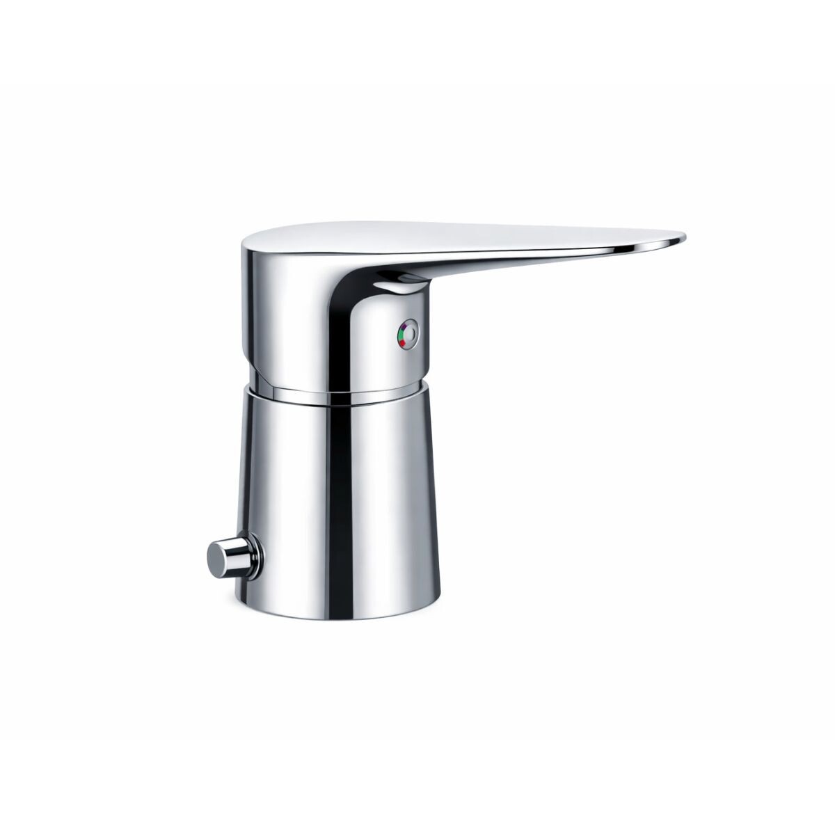 Grifería De Bidet Monocomando Con Transferencia Euro Cromado 