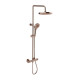 Griferia Barra Ducha En Ac Inox Color Bronce Cepillado - Serie Signature