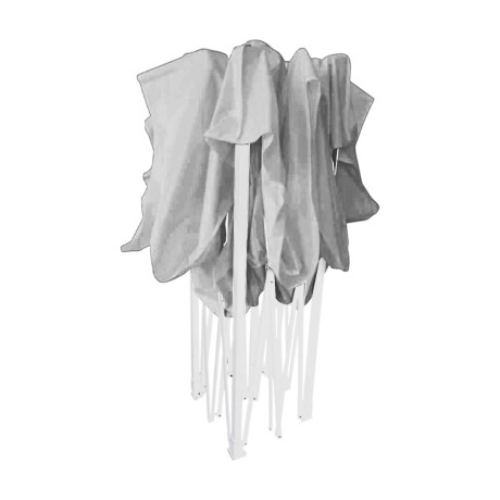 Gazebo 3x4.5m Toldo Carpa Uv30 Impermeable Resistente Blanco
