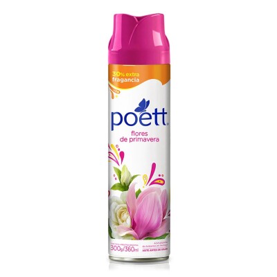 Desodorante de Ambiente Poett en Aerosol Flores de Primavera 360 ML