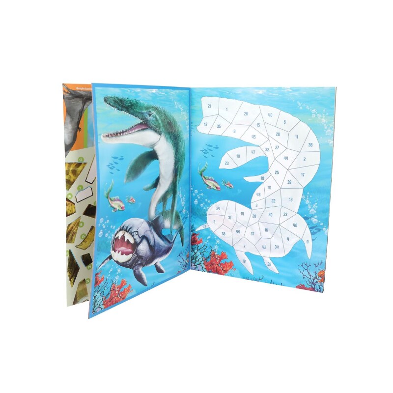 Libro de Stickers por números Top model Dino