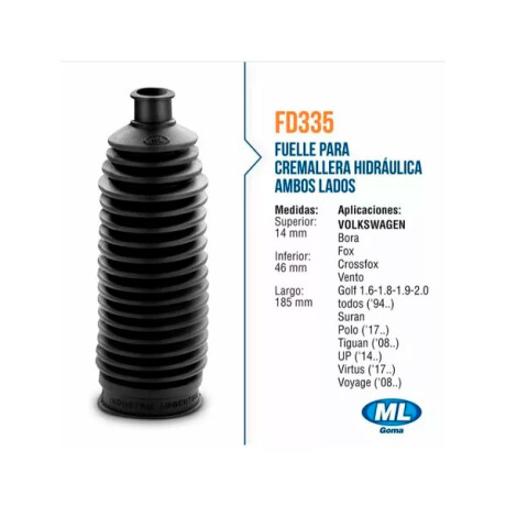 FUELLE VOLKSWAGEN CREMALLERA GOL G5 G6 SURAN FOX ML FUELLE VOLKSWAGEN CREMALLERA GOL G5 G6 SURAN FOX ML