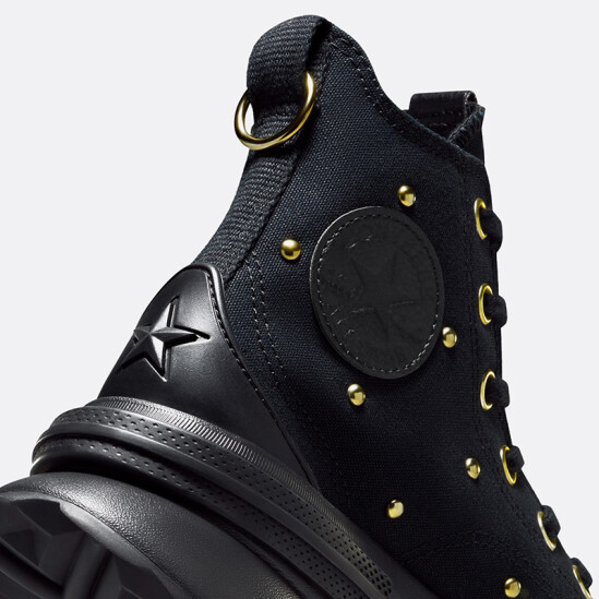 Championes Converse Run Star CX Plataform Star Studded Negro