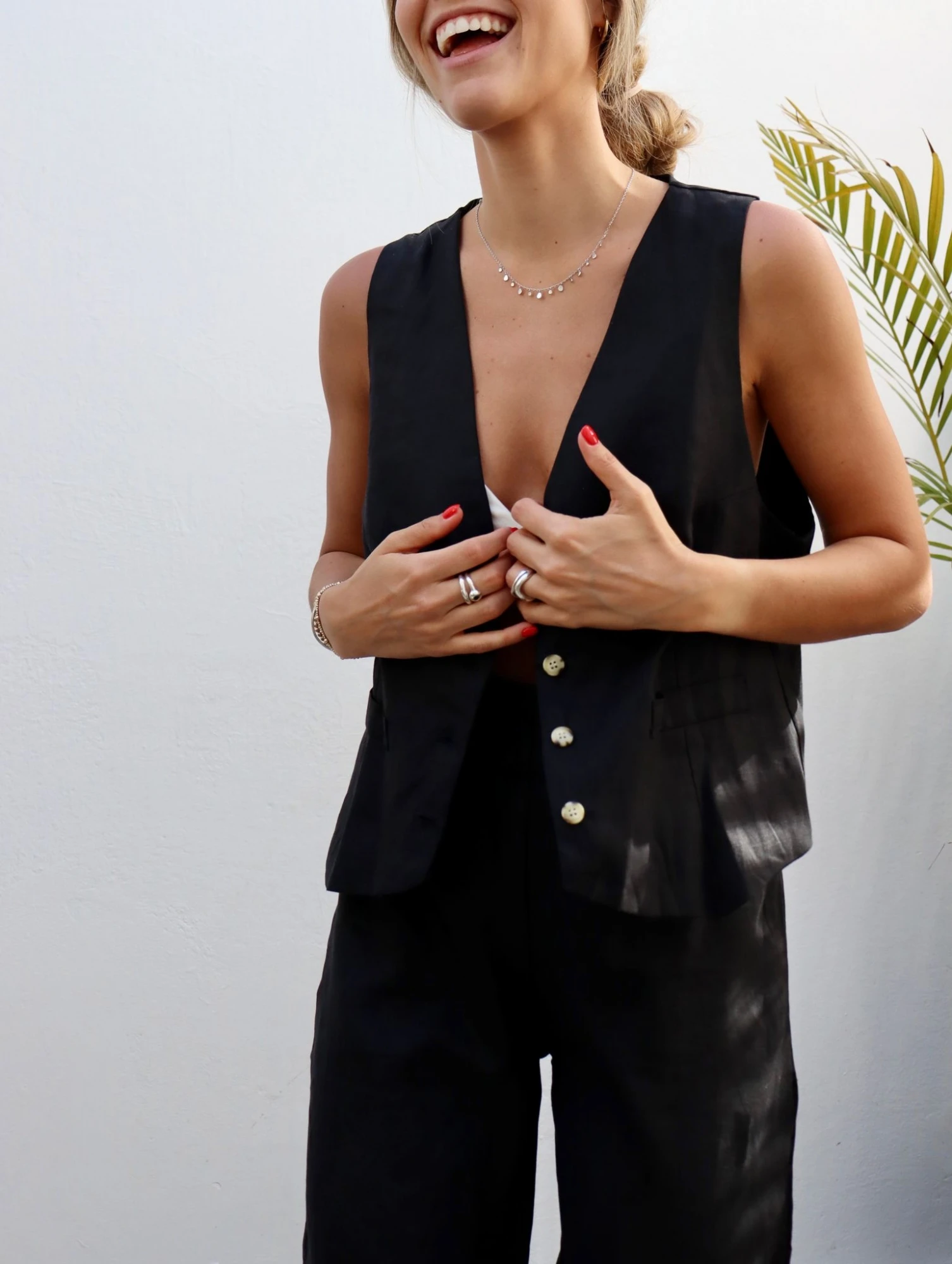 Avenue Vest negro xs