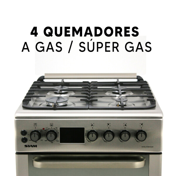 Cocina Siam Doble Horno Si-cc60ev-d COCINA SIAM DOBLE HORNO SI-CC60EV-D