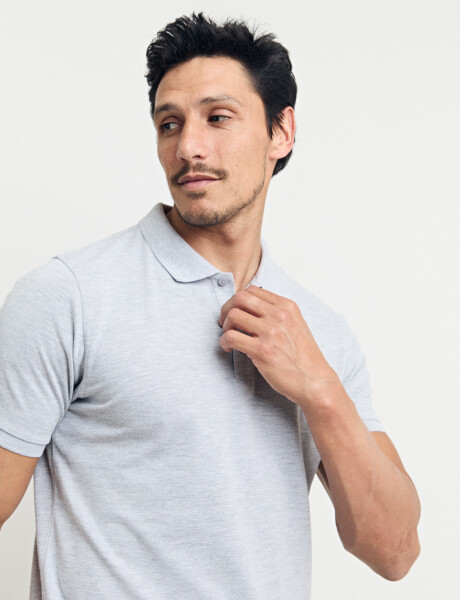 520752 REMERA HARRINGTON LABEL Gris Melange