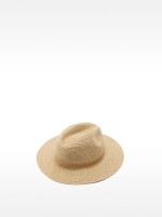 Sombrero Con Efecto Rafia camel