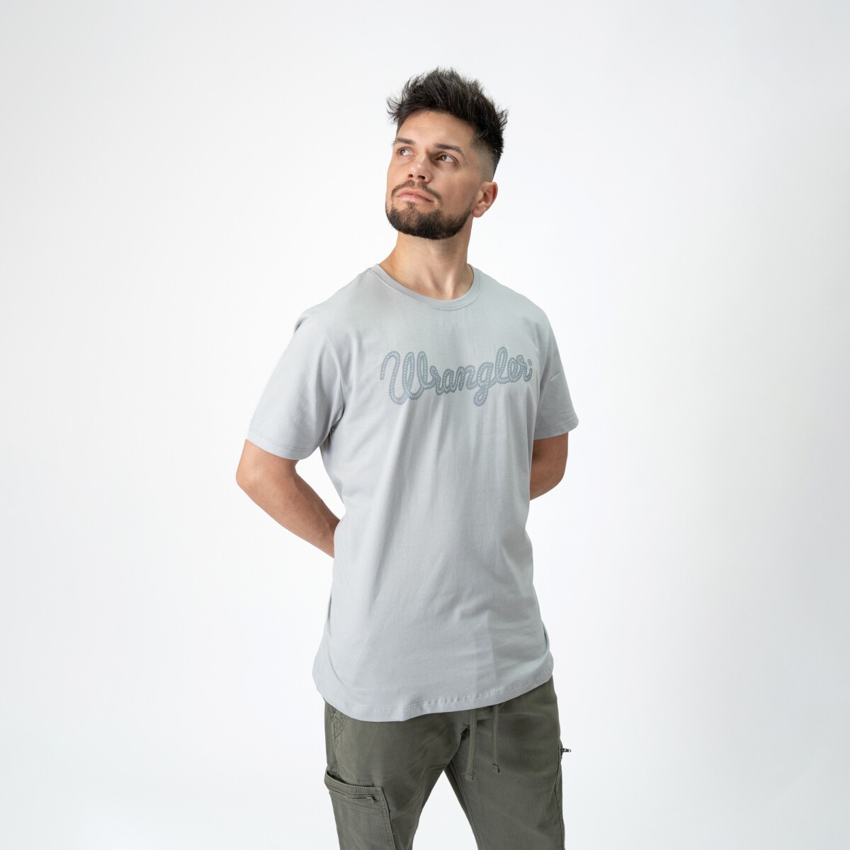 Remera Wrangler de Hombre - ROPE LOGO - WM5506URCZ - Sin color 