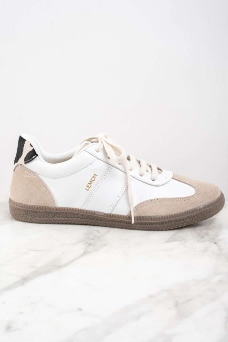 Zapatilla Cuero - Nacar 