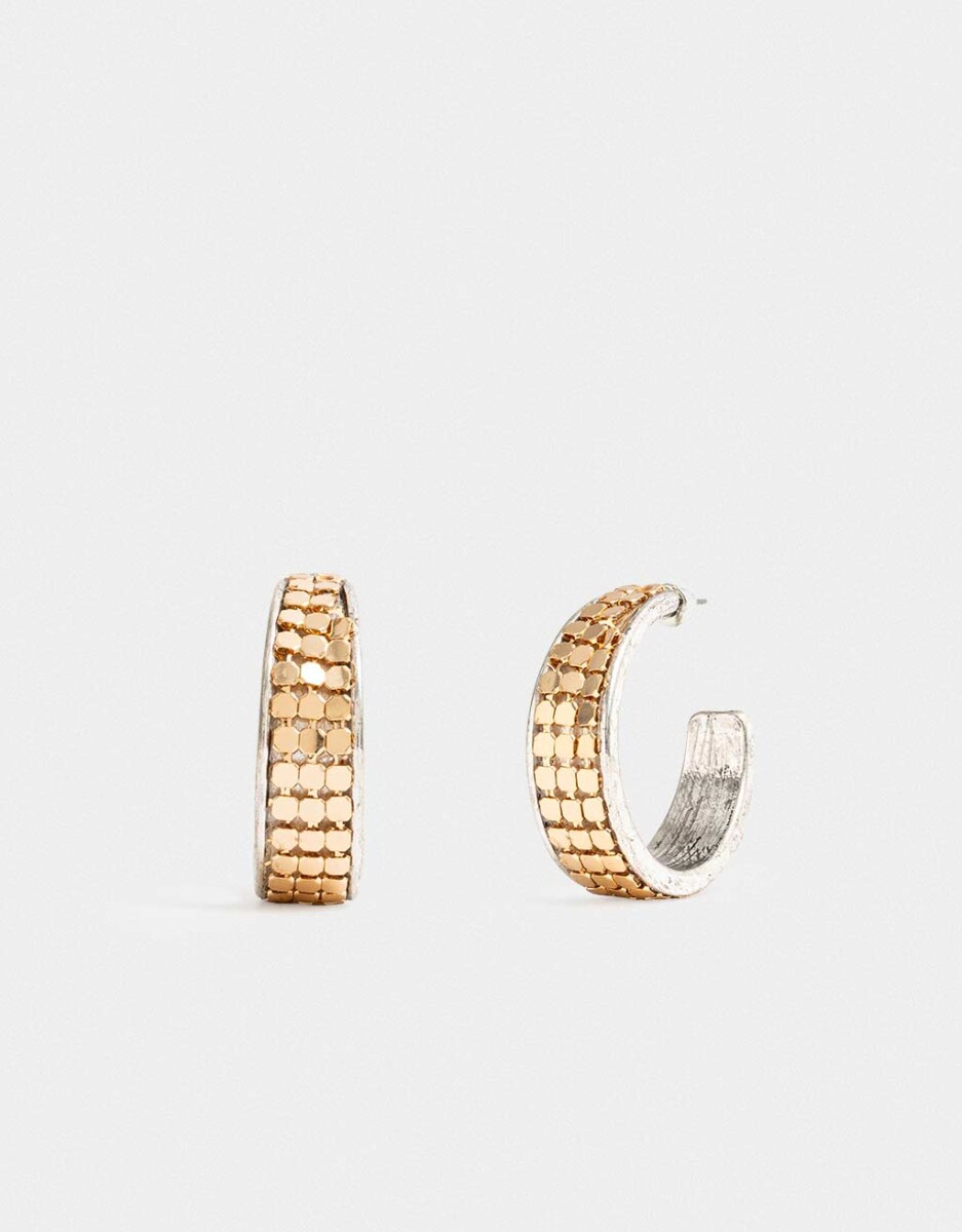 Aros Argollas De Mesh 