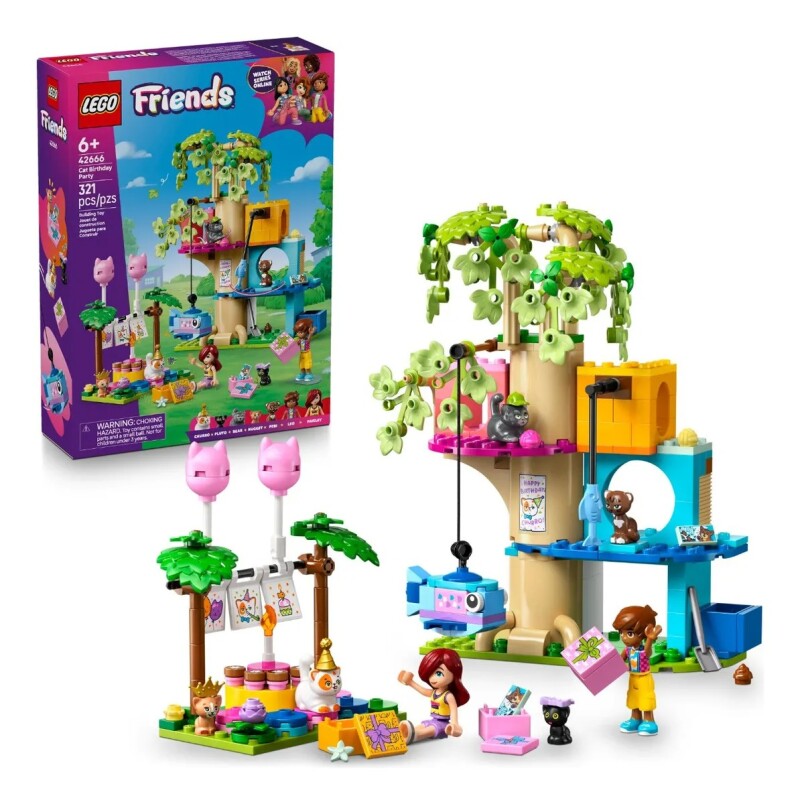 LEGO Friends – Fiesta de Cumpleaños del Gato & Casa en el Árbol (42666) LEGO Friends – Fiesta de Cumpleaños del Gato & Casa en el Árbol (42666)