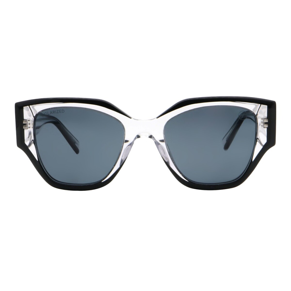 Lentes de Sol Chilli Beans Delhi - Transparente - Negro 