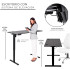 Escritorio Eléctrico Gamer Ergonómico Con Altura Ajustable ESCRITORIO ELECTRICO PL MARRON