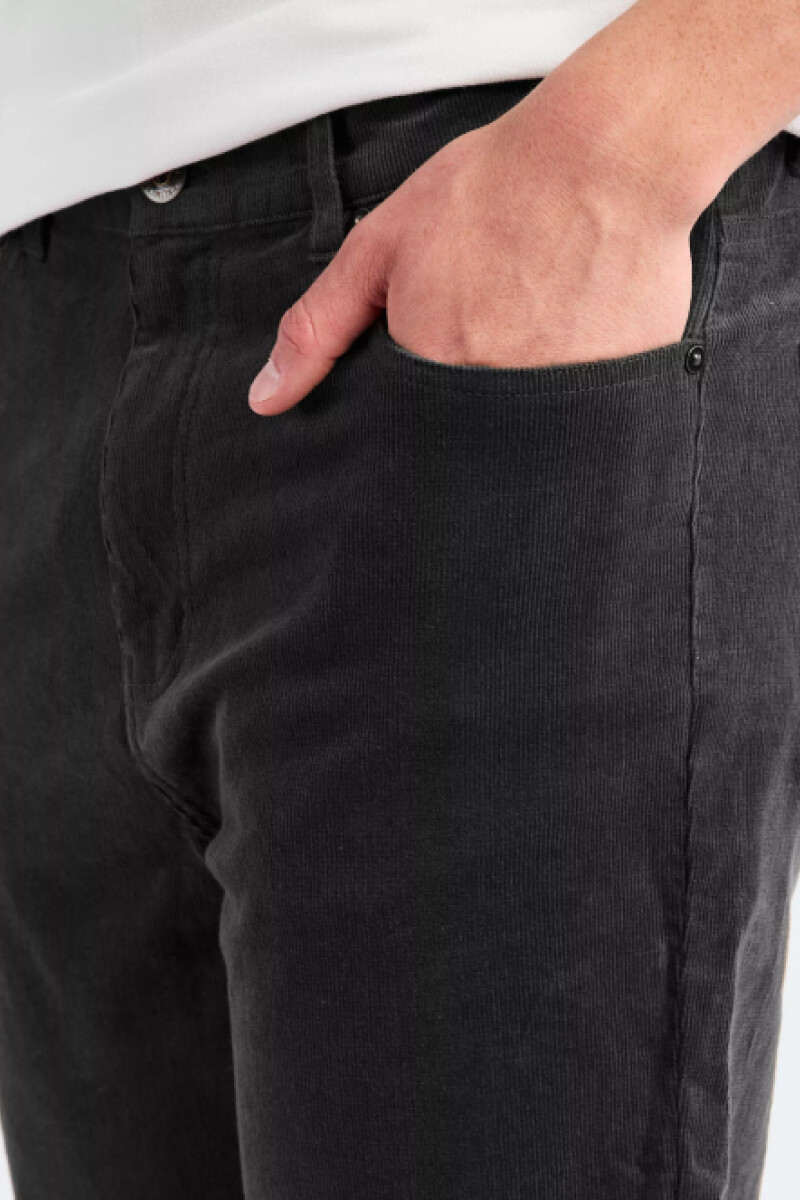 Pantalón Pana Gris Topo