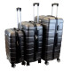 Set 3 Valijas rígidas 4 ruedas 20 24 28 Premium GRIS
