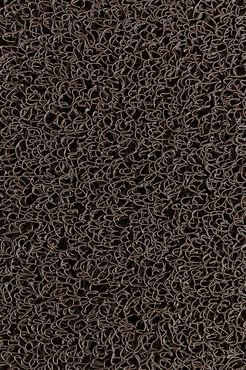 CUSHION MAT MEDIUM BR - FELPUDO CUSHION MAT PVC 'MEDIUM BR' 0401 MARRON CON BASE ANCHO 1,20 