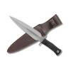 Cuchillo Muela Caribu Doble Filo Mango De Goma Acero Inoxidable Cuchillo Muela Caribu Doble Filo Mango De Goma Acero Inoxidable