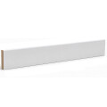 Zócalo Adhesivo Macizo 1m X 1.2cm De Espesor 8cm Altura Blanco