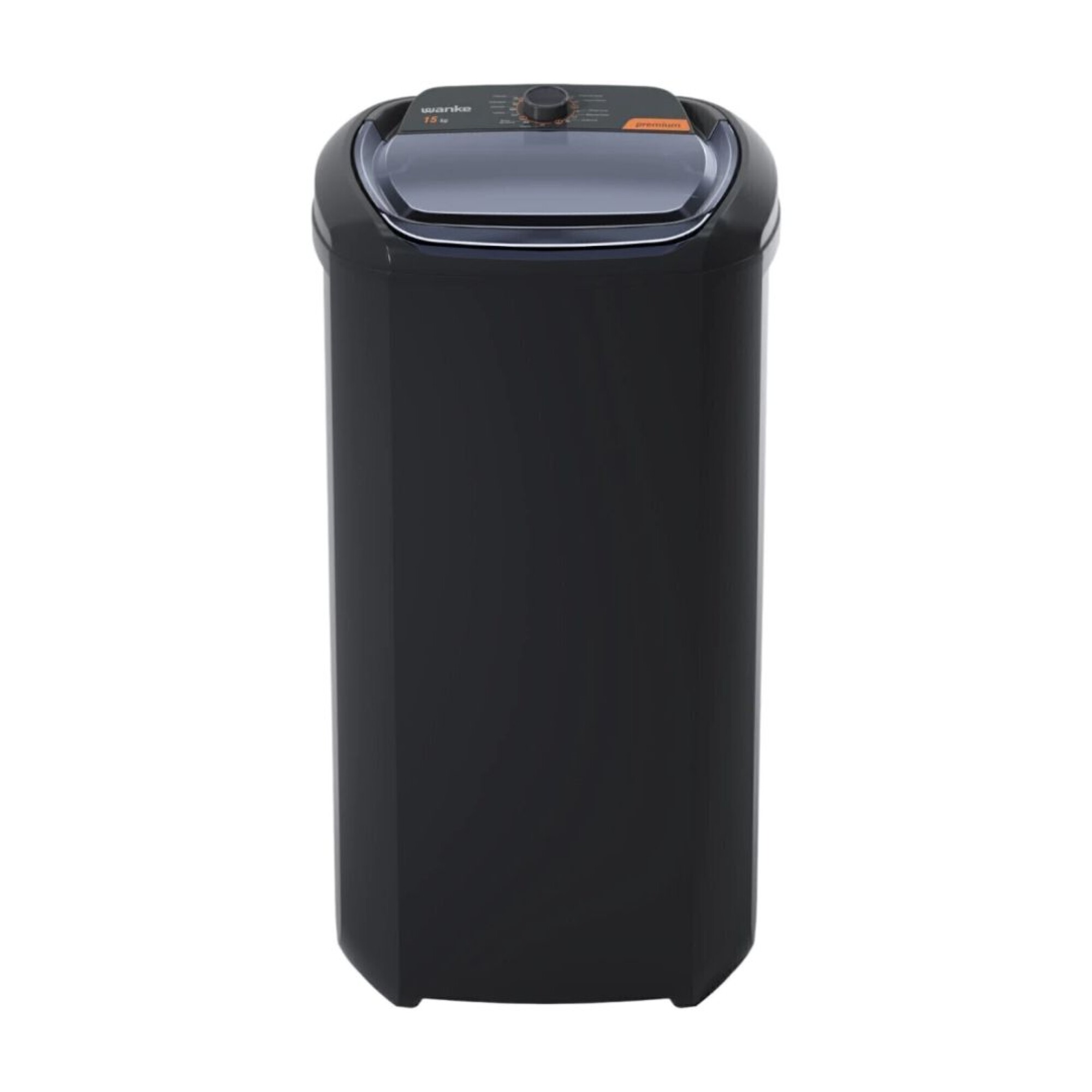 Lavarropas Semiautomático Wanke Premium 15 kg Negro