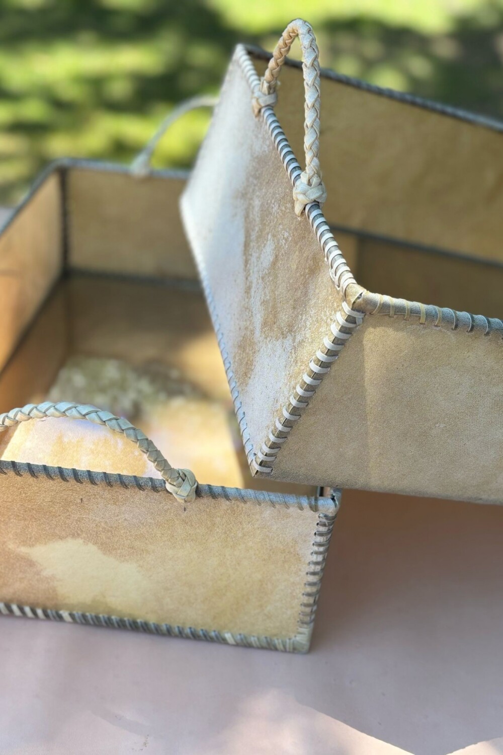 Rectangular Table Basket Trenzado Grande Lonja