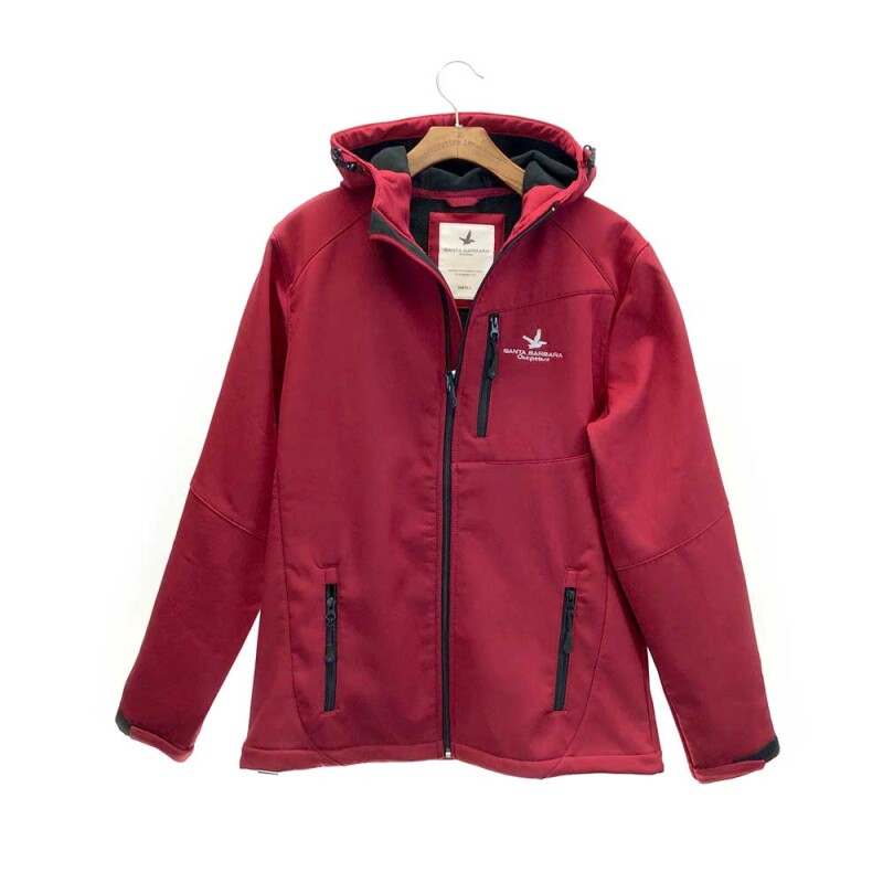 Santa barbara campera soft con cap hombre Bordo Macri Life