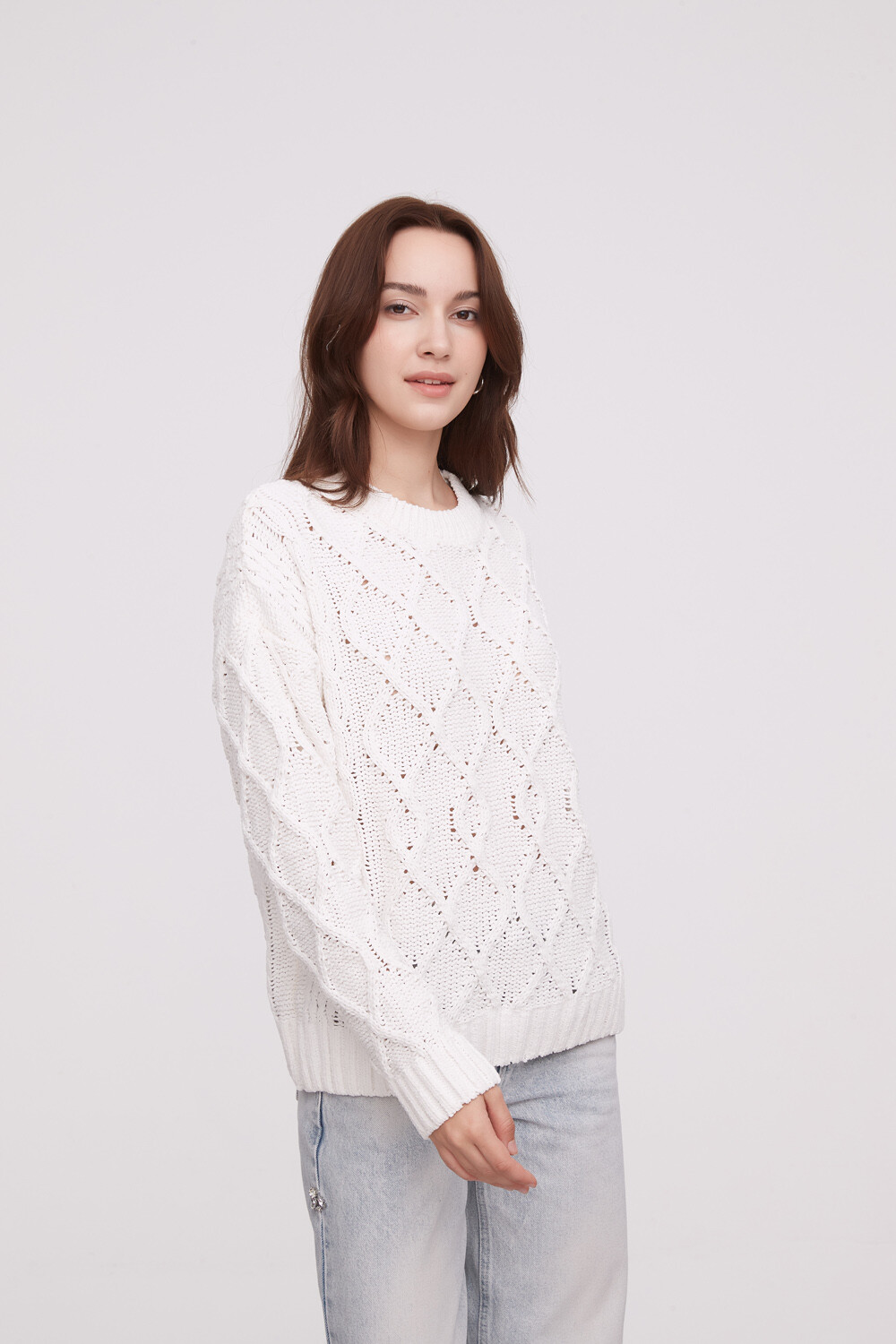 Sweater Loanina Marfil / Off White