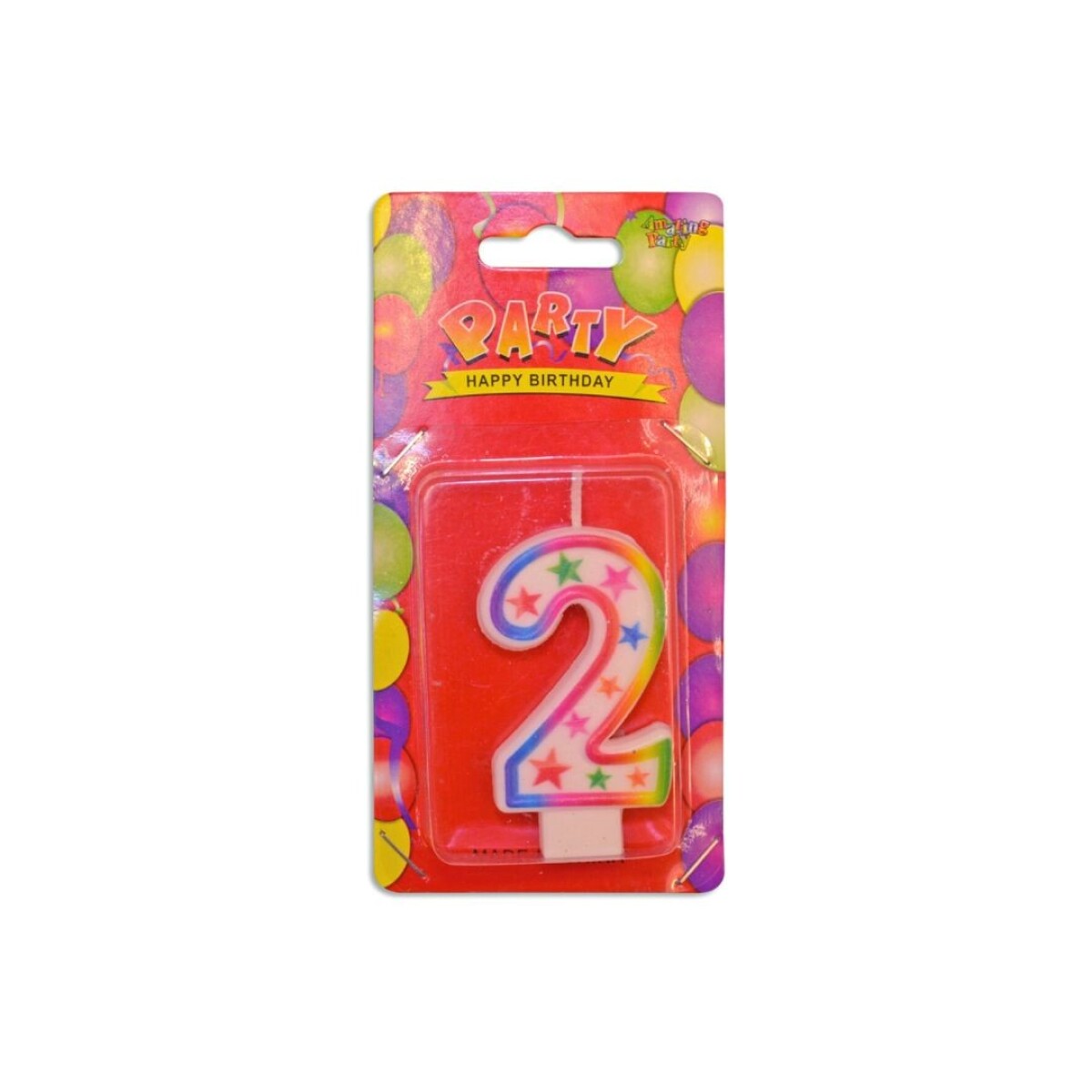 VELA CUMPLEAÑOS NUMERO 2 