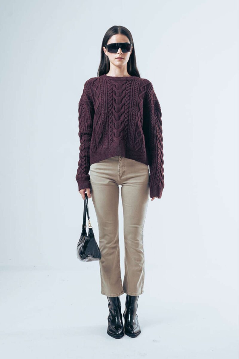 Sweater Kinaly - Bordeaux 
